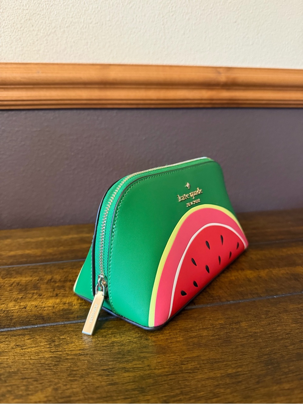 ✨NWOT - Kate Spade Watermelon Small Cosmetic Case✨ - Picture 4 of 8